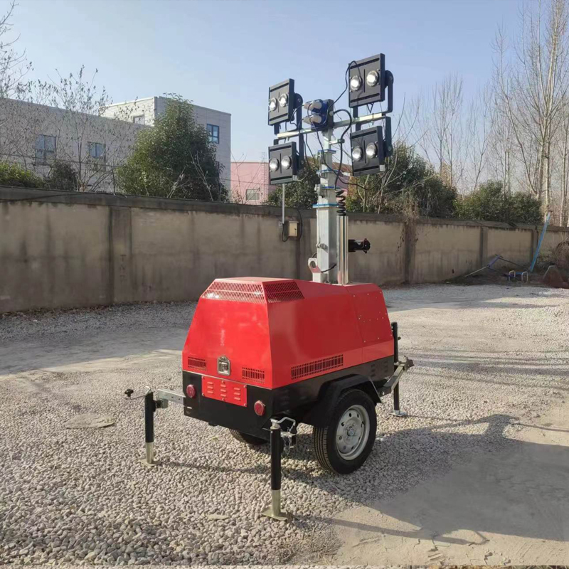 SDBM 7m —4EVA4000 Electric Lift Light Tower